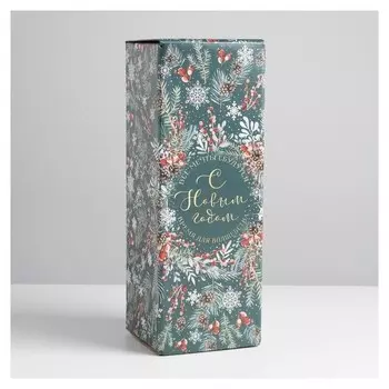 Коробка складная «С новым годом», 12 х 33,6 х 12 см