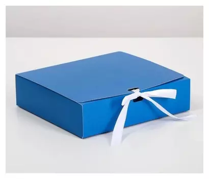 Коробка складная «Синяя», 31 х 24,5 х 9 см