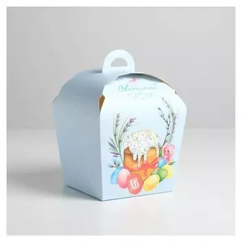 Коробка складная «Светлой пасхи», 17 х 17 х 26 см 4601791