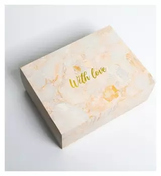 Коробка складная «Текстуры», 20 × 15 × 8 см