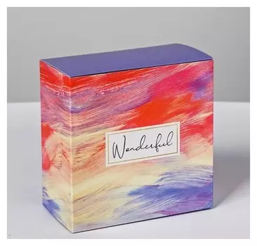 Коробка складная Wonderful, 14 × 14 × 8 см