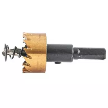 Коронка по металлу Hss, 25 мм, нитридтитановое покрытие