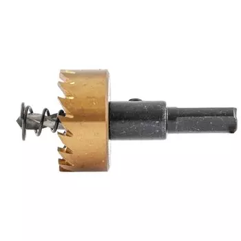 Коронка по металлу Hss, 30 мм, нитридтитановое покрытие