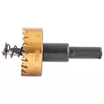 Коронка по металлу Hss, 35 мм, нитридтитановое покрытие