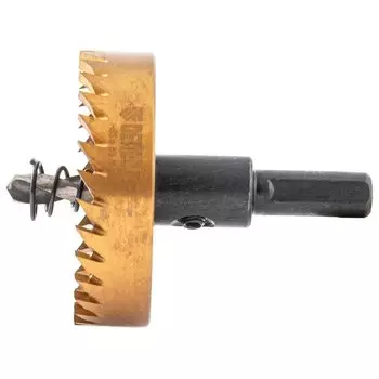 Коронка по металлу Hss, 55 мм, нитридтитановое покрытие