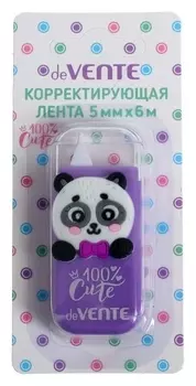 Корректирующая лента 5 мм х 6 м, Devente, 100% Cute Panda, фронтальный аппликатор