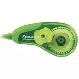 Корректирующая лента Brauberg "Design One", 5 мм х 6 м, зеленый корпус, в блистере