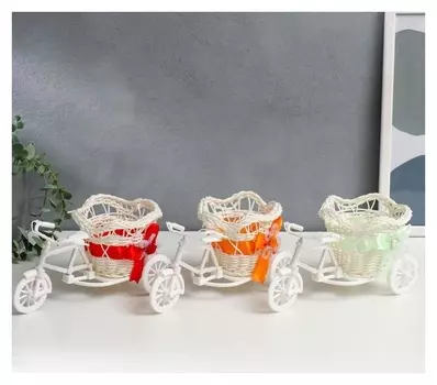 Корзина декоративная "Кузовок волнистый" 21х12х11 см