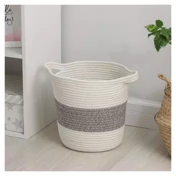 Корзина для белья доляна «Милано», плетёная, 30×34 см