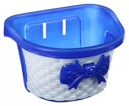 Корзина для детского велосипеда, без крепления, цвет синий