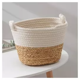 Корзина для хранения доляна «Ронда», плетёная, 24×20×18 см