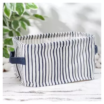 Корзина для хранения с ручками «Полосатик», 2 ячейки, 22×13 см