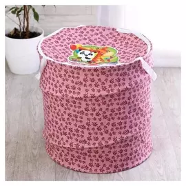 Корзина для игрушек «Давай играть», 43х42 см