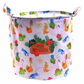 Корзина для игрушек «Динозавры» 33х33х31 см
