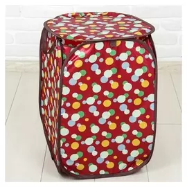 Корзина для игрушек «Горошек»