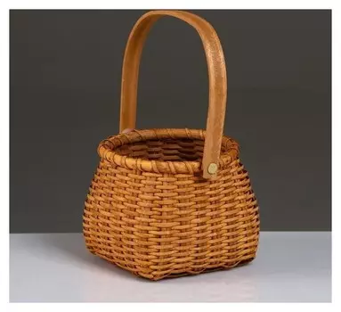 Корзина плетеная (Ротанг), 14,5хн11/24,5 см, коричневый