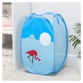 Корзина-сетка «Фламинго», складная, 32×32×52 см