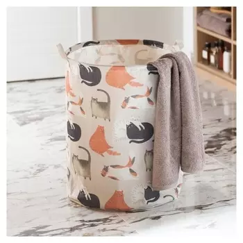 Корзина текстильная этель "Котофилия", 45*55 см