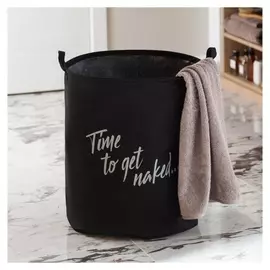 Корзина текстильная этель "Time To Get Naked", 45*55 см