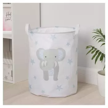 Корзина универсальная «Лунный слоник», 35×45 см, с затяжкой