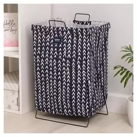 Корзина универсальная складная «Лес», 40×26×50 см, цвет синий