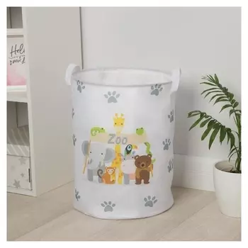 Корзина универсальная «Зоопарк», 35×45 см, с затяжкой