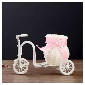 Корзинка декоративная "Самокат с кашпо" 12,5х9,5х21 см