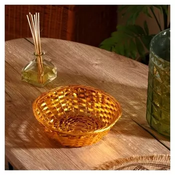 Корзинка для фруктов "Лина" алюминий, 31х21х6 см