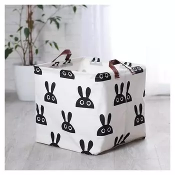 Корзинка для игрушек «Зайка» 32×32×32 см