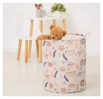 Корзинка текстильная этель "Зоопарк" 34х43 см