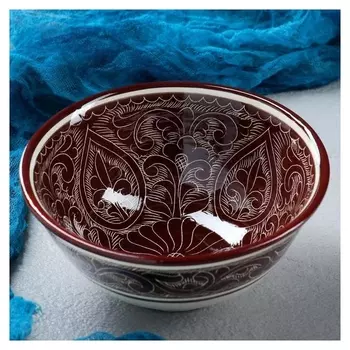 Коса средняя, 15.5 см, коричневая