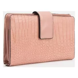 Кошелёк, 2 отдела на магните, цвет розовый