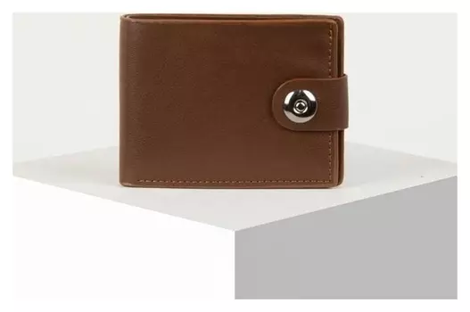 Кошелёк мужской, цвет светло-коричневый