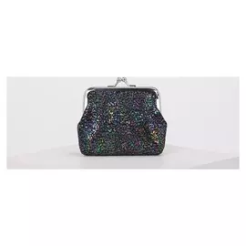 Кошелёк, отдел на фермуаре, цвет серый