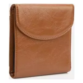 Кошелёк, отдел на кнопке, цвет горчичный