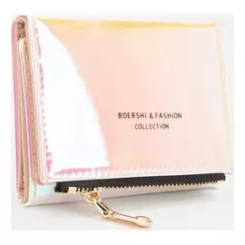 Кошелёк, отдел на кнопке, цвет пудровый