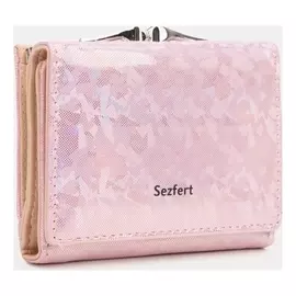 Кошелёк, отдел на кнопке, цвет розовый