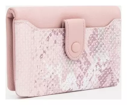 Кошелёк, отдел на магните, цвет розовый