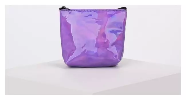 Кошелёк, отдел на молнии, цвет сиреневый