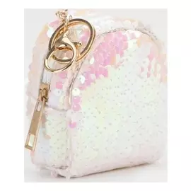 Кошелёк, отдел на молнии, кольцо, цвет белый