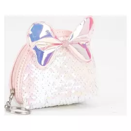 Кошелёк, отдел на молнии, кольцо, цвет белый