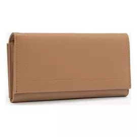 Кошелёк женский, 2 отдела на магнитах, цвет горчичный