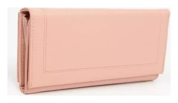 Кошелёк женский, 2 отдела на магнитах, цвет розовый