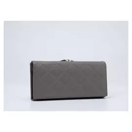 Кошелёк женский, 3 отдел на магнитах, цвет серый