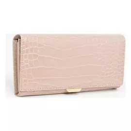 Кошелёк женский, 3 отдела на магнитах, цвет бежевый
