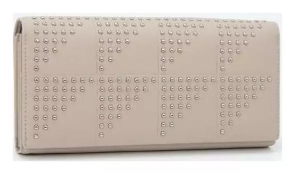 Кошелёк женский, 3 отдела на магнитах, цвет бежевый