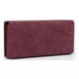 Кошелёк женский, 3 отдела на магнитах, цвет бордовый