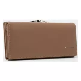 Кошелёк женский, 3 отдела на магнитах, цвет коричневый