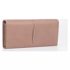 Кошелёк женский, 3 отдела на магнитах, цвет пудра