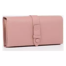 Кошелёк женский, 3 отдела на магнитах, цвет пудра